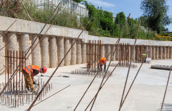Возобновление монолитных работ на строительной площадке проекта OLEGIV Podil