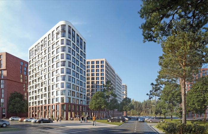 Динамика строительства жилых комплексов группы компаний DIM в июле 2022 года